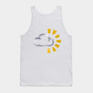 Partly cloudy Tank Top